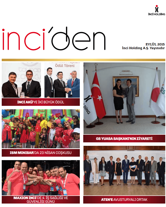 İnci'den Eylül 2015