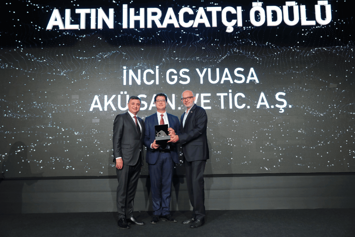 İnci GS Yuasa, “Altın İhracat Ödülü”ne Layık Görüldü