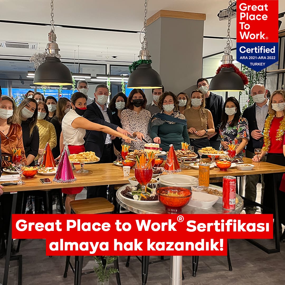 Great Place to Work Sertifikası Almaya Hak Kazandık!